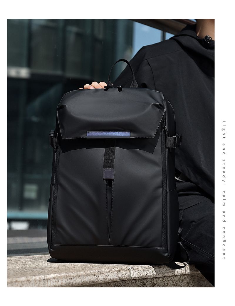 Minimalist new sports and leisure backpack for men, large capacity waterproof backpack, multifunctional computer backpack_voghion.com