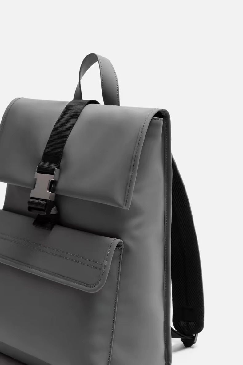2025 New Men's Patchwork Fashion Multi-Functional Large Capacity Black Laptop Backpack Waterproof Backpack_voghion.com