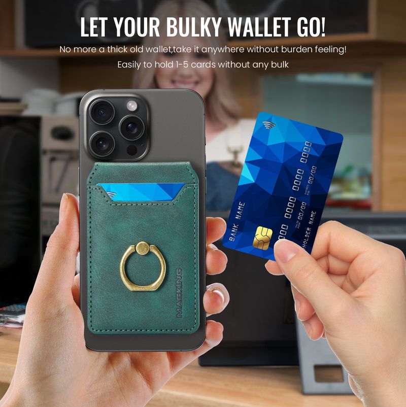 K1 For 16 Phone15 Ring Bracket Magnetic Card Holder Mobile Phone Magnetic Card Holder_voghion.com