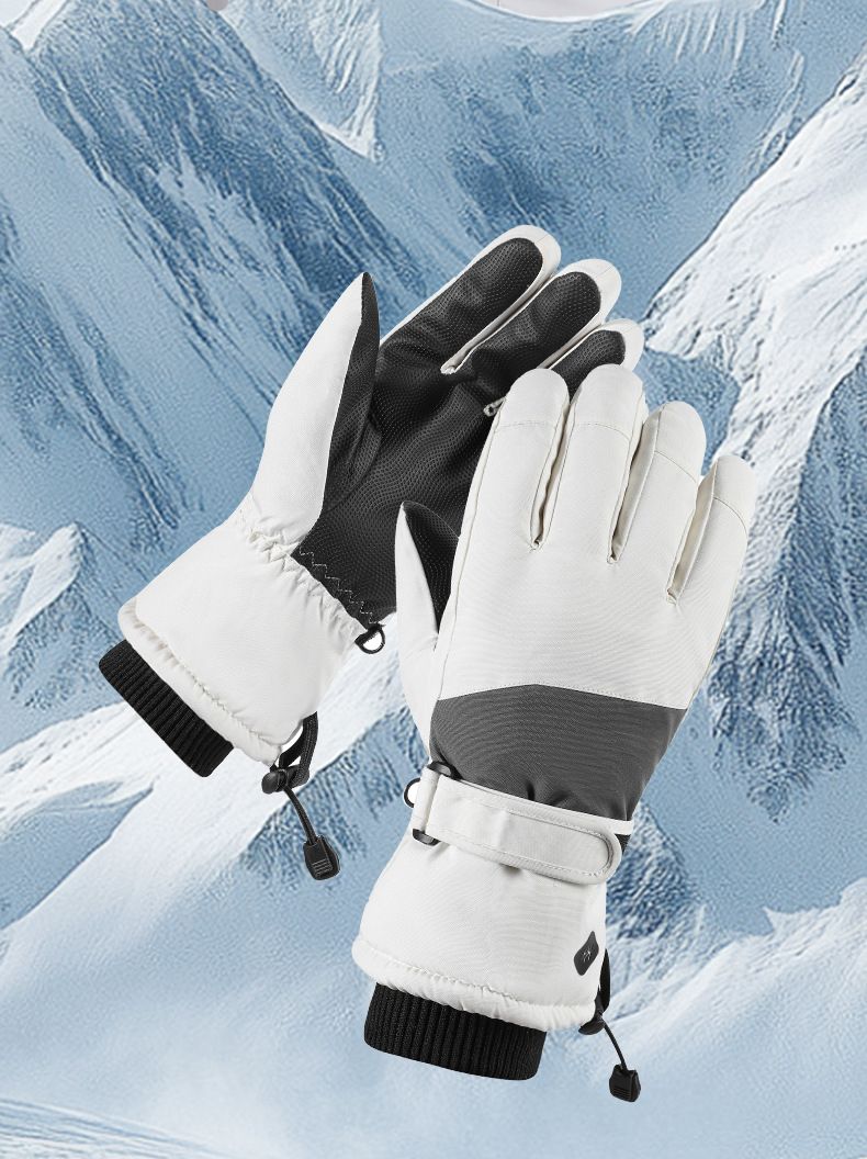 Winter wasserdichte, kältebeständige Nordost-Skihandschuhe, warm, verdickt, verschleißfest, mit geteilten Fingern, regenfeste Fahrradhandschuhe für den Außenbereich_voghion.com