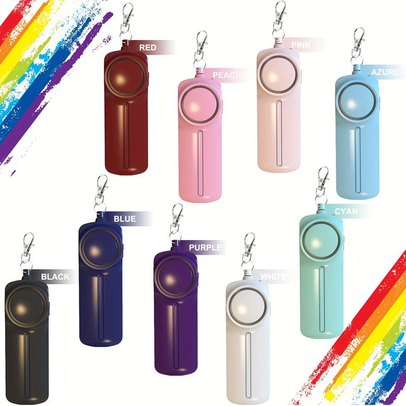 130dB Persönlicher Alarm Schlüsselanhänger mit LED-Licht für Frauen Männer Ältere Sicherheit Home Security_voghion.com