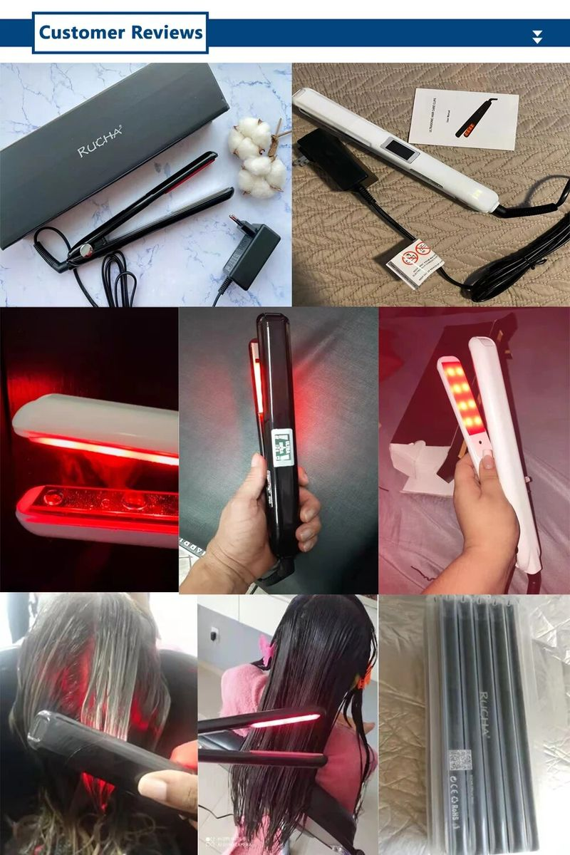 Glätteisen Ultraschall-Infrarot-Kaltpflege-Eisen-Keratin-Behandlung für krauses Haar stellt das geschädigte Haar wieder her_voghion.com