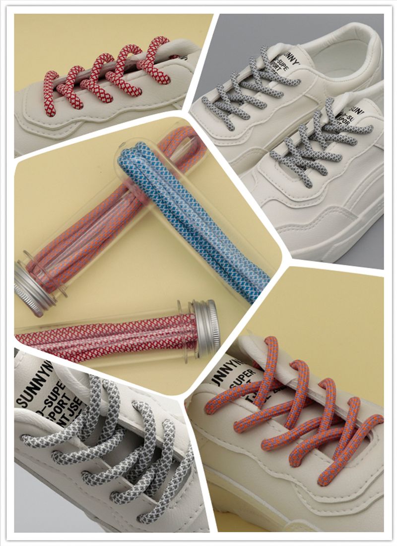 Sneakers casual da esterno con lacci rotondi in poliestere_voghion.com