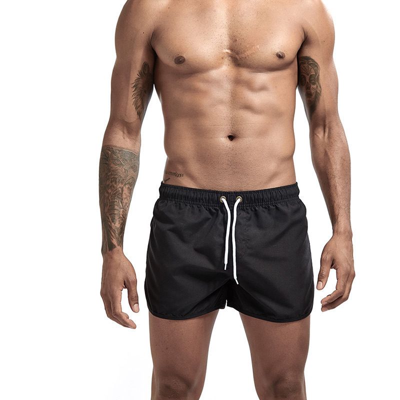 Pantaloni estivi da fitness di qualità imbattibile, nuovi, comodi e traspiranti, da uomo, in tinta unita, per corsa, sport e allenamento._voghion.com