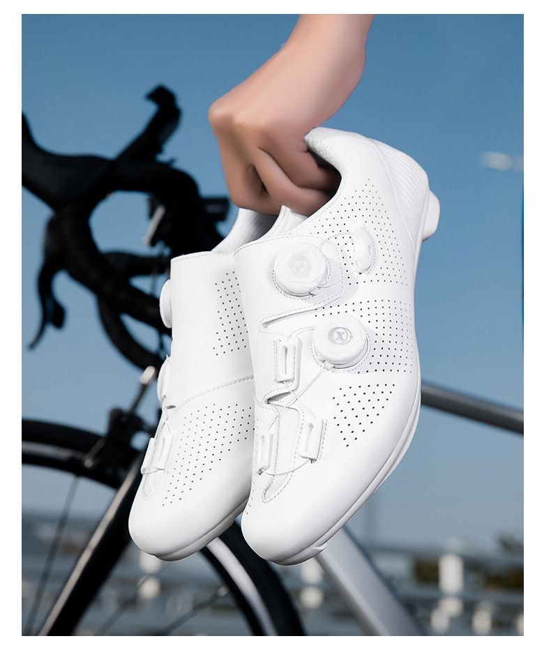 Scarpe da ciclismo Booster da uomo e da donna, con suola rigida, modello Road Lock, 2024_voghion.com