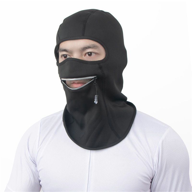 Autumn and winter riding warm head cover windproof ski mask motorcycle inner zipper opening explosion_voghion.com