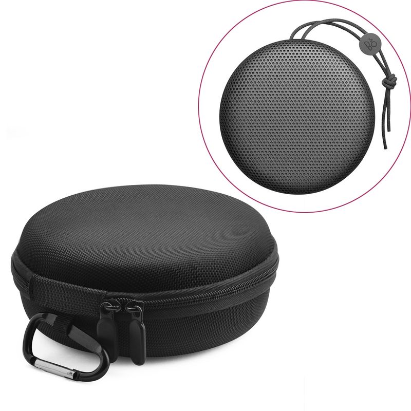 For B&O Beoplay A1 Portable Wear-resistant Shockproof Speaker Storage Bag(Black)_voghion.com