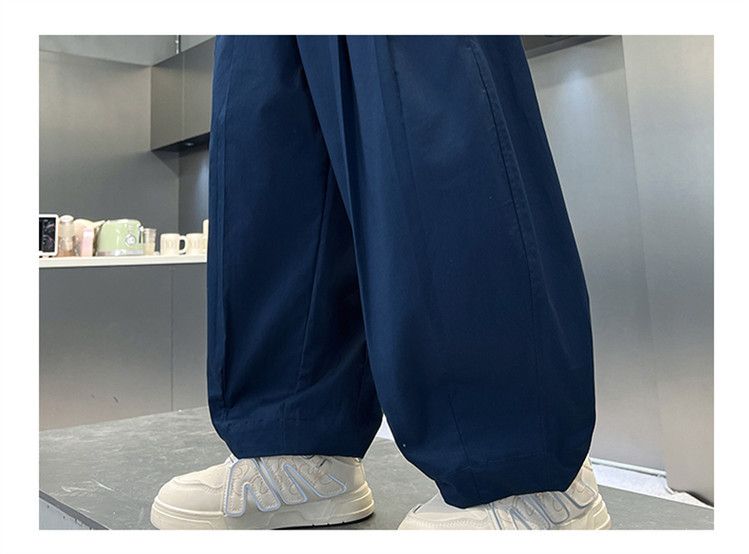 Kids’ Clothing Boys Summer Solid Color Anti Mosquito Pants New Style Medium And Large Children's Summer Children's Thin Trousers Boys Casual Pants_voghion.com
