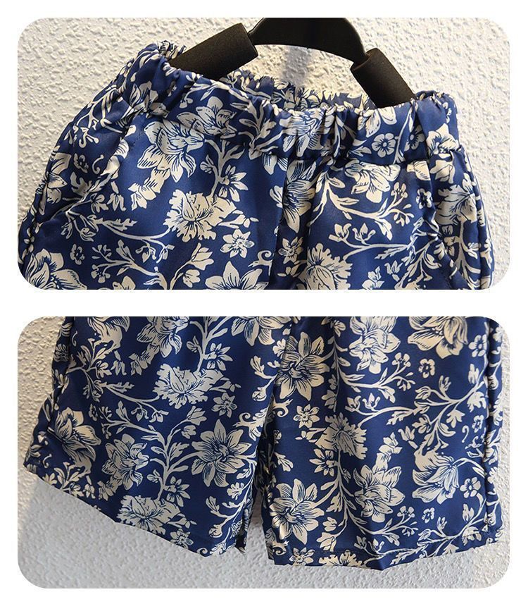 Vêtements d'été à manches courtes pour mère et enfant, style Hong Kong, pour enfants de petite et moyenne taille, jolis costumes chemise d'été_voghion.com