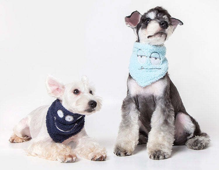 Touchdog 'Dizzy-Eyed Cyclops' Cotton Velcro Dog Bandana and Scarf_voghion.com