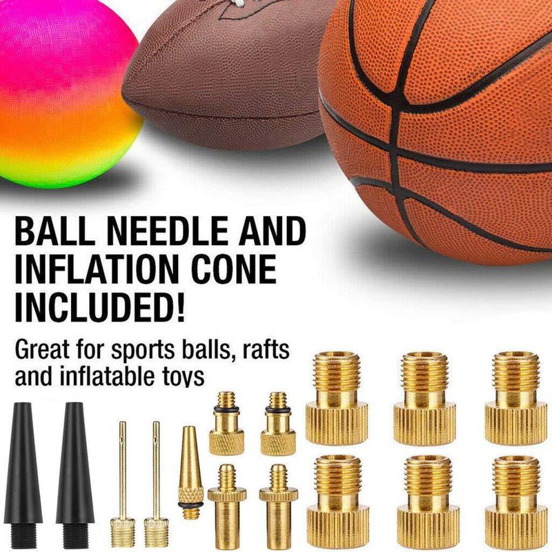 Air valve adapter air pump inflatable bicycle air nozzle pump French to American conversion nozzle American nozzle adapter SV AV DV_voghion.com