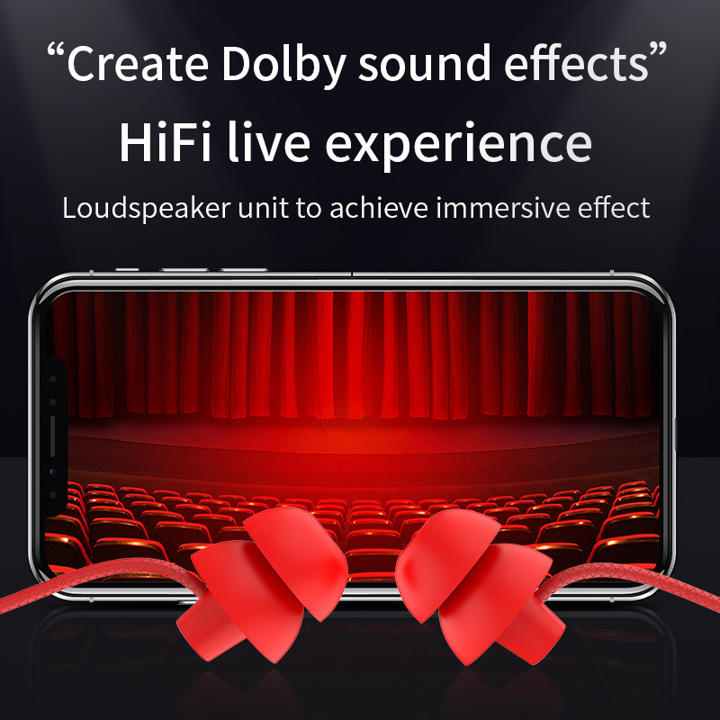 In-Ear-Schlafkopfhörer mit Fernbedienung und Mikrofon für Mobiltelefone_voghion.com