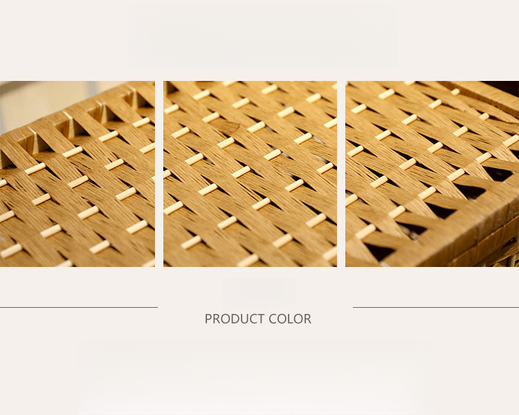 Japanese Style Desktop Woven Miscellaneous Items, Rattan Basket For Cosmetics, Toys, Books, Underwear Storage Box_voghion.com