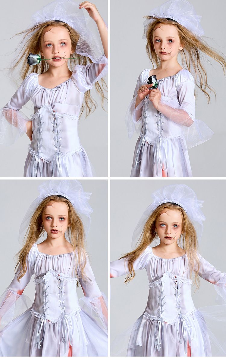 Halloween Children's New Product Grey Vampire Boys' Cosplay Zombie Performance Clothing_voghion.com