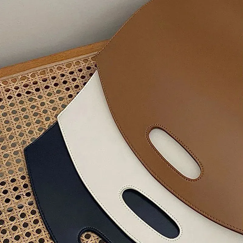 Womens Handbag Largecapacity File Bag Fashionable Versatile Leather Briefcase Envelope Clutch 250614l_voghion.com