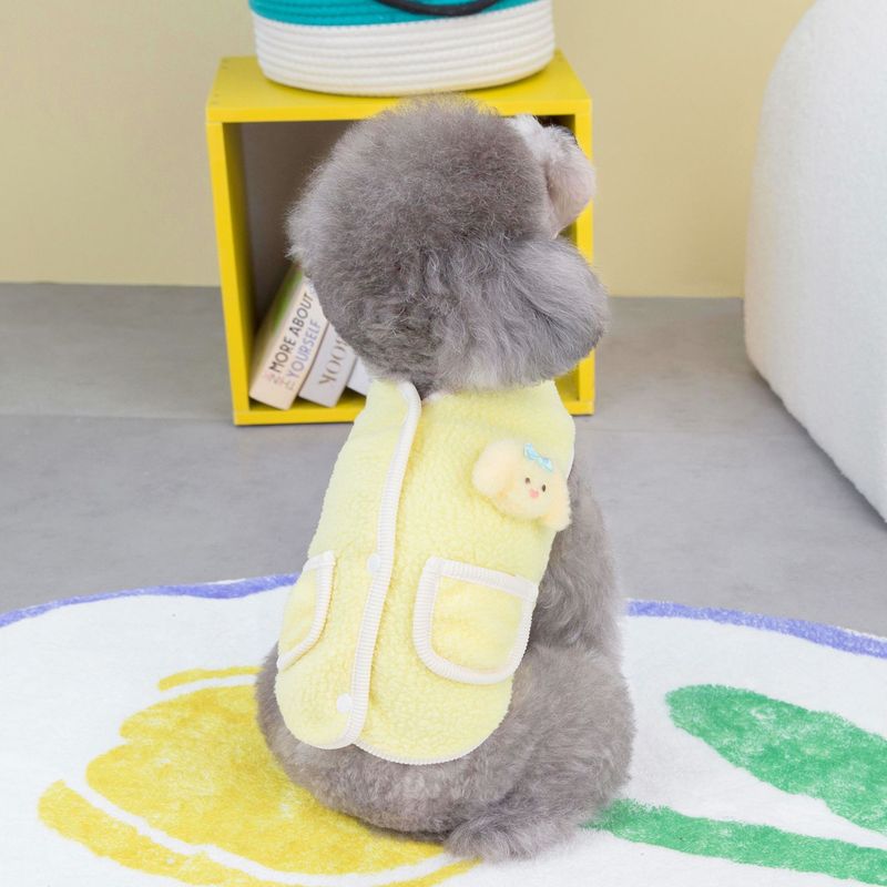 Autunno/Inverno Cane Teddy Gatto Animale Domestico Inverno Nuovo 23 Cartone Animato Coniglio Vestiti di Velluto_voghion.com