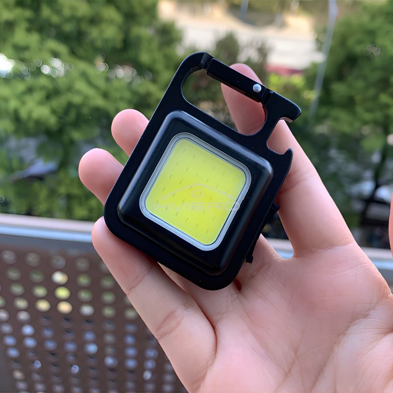 COB Work Light Flashlamp Mini Flashlight Keychain Carry LED Waterproof USB Charge Convenient Emergency Outdoor Lighting Camping_voghion.com
