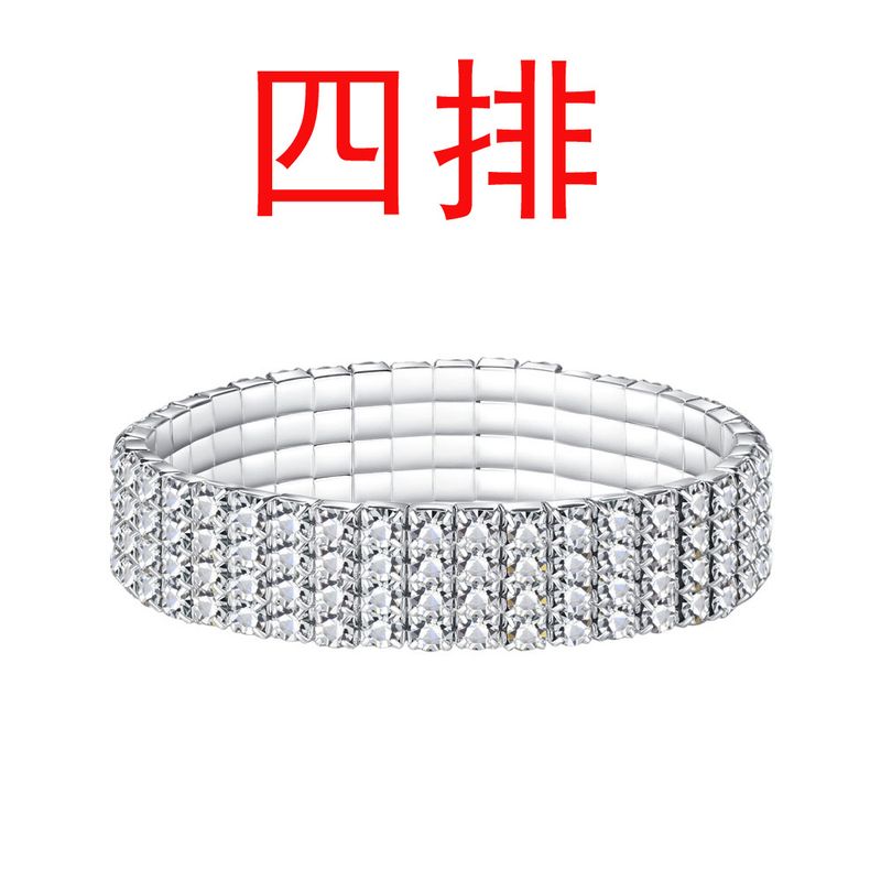 2023 Korean New Elastic Rhinestone Bracelet For Women, Light Luxury Fashion, Minimalist Style, Unique Temperament, Hand_voghion.com