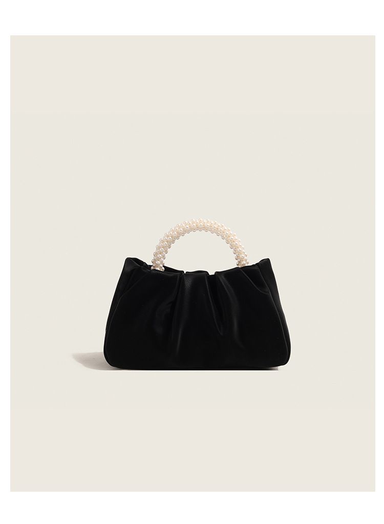 Borsa da donna estate 2024 borsa nuvola piegata, design di nicchia, mini borsa a tracolla da fata, borsa a mano con perle_voghion.com