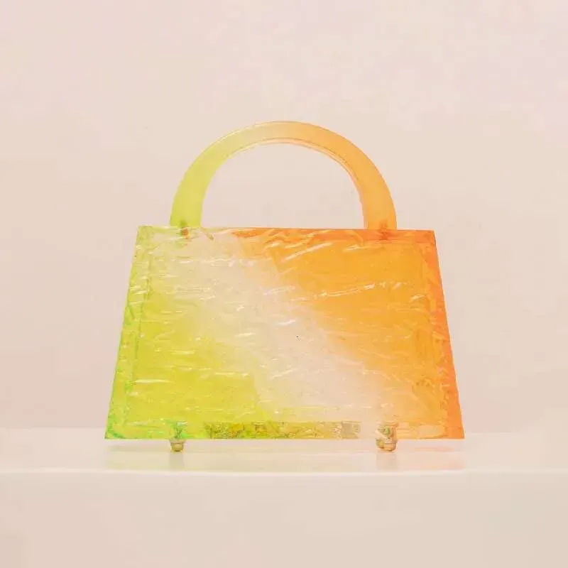 Borsa a mano alla moda 2025, in acrilico trasparente, pochette da sera, nuova borsa da donna, marchio originale, designer_voghion.com