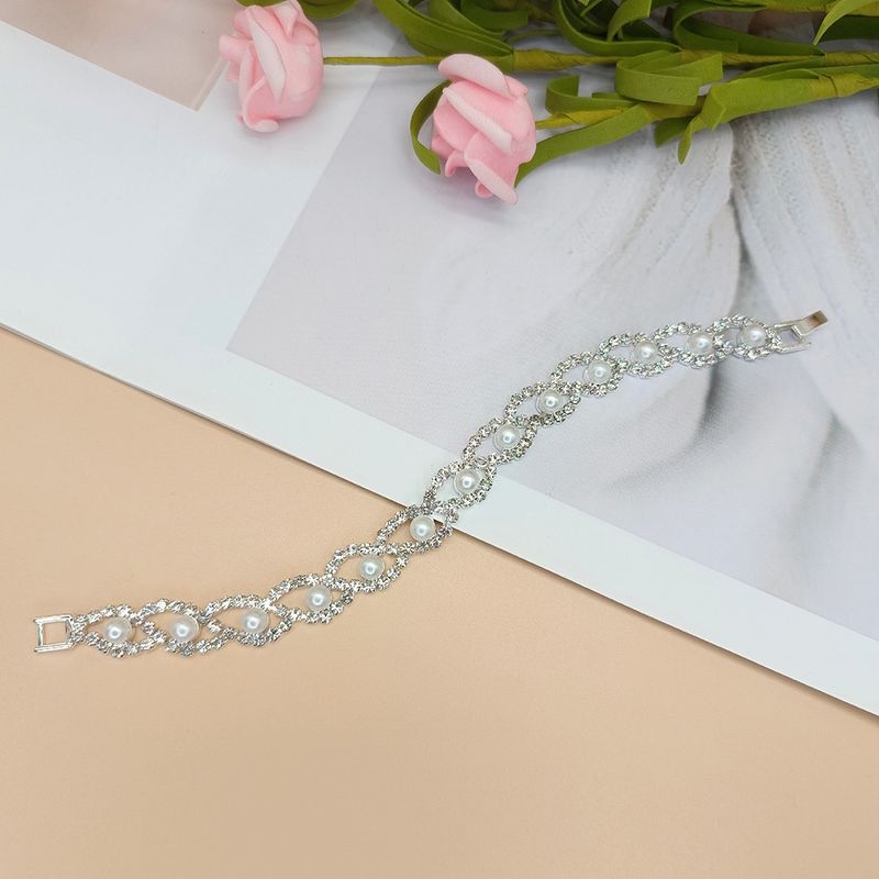 Set di gioielli di perle da 3 pezzi: collana, orecchini e bracciale, accessori da donna eleganti e versatili_voghion.com