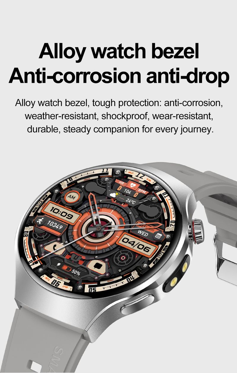 New Outdoor Sports Smart Watch Men Riding Running Fitness IP68 Waterproof LED Lights Bluetooth Call Smartwatch For Android IOS HUAWEI_voghion.com