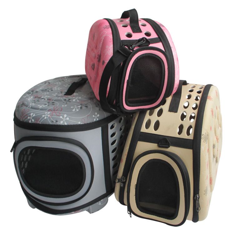 EVA Foldable Breathable Cat Dog Bag Portable Crossbody Shoulder Pet Backpack Factory_voghion.com