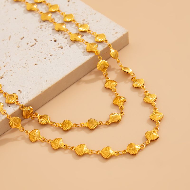Collier pour femme, petit collier en forme de Y, couleur fraîche, chaîne de clavicule en cuivre tridimensionnelle_voghion.com