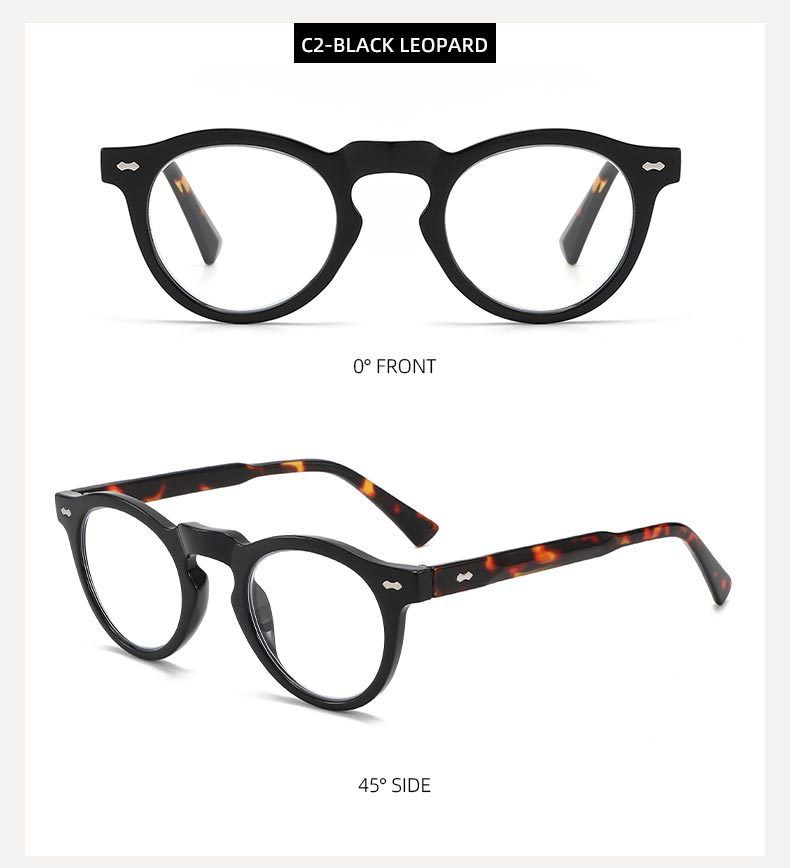 High Quality Japanese Designer Glasses Frame Full Frame Men And Women Trendy HD Reading Glasses Computer Mirror_voghion.com