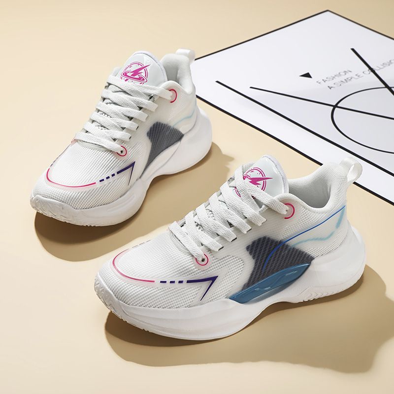 Boys' Basketball 2025 New Autumn Sports Shoes, Medium Large Children's Wear-resistant And Shock-absorbing Training Shoes_voghion.com