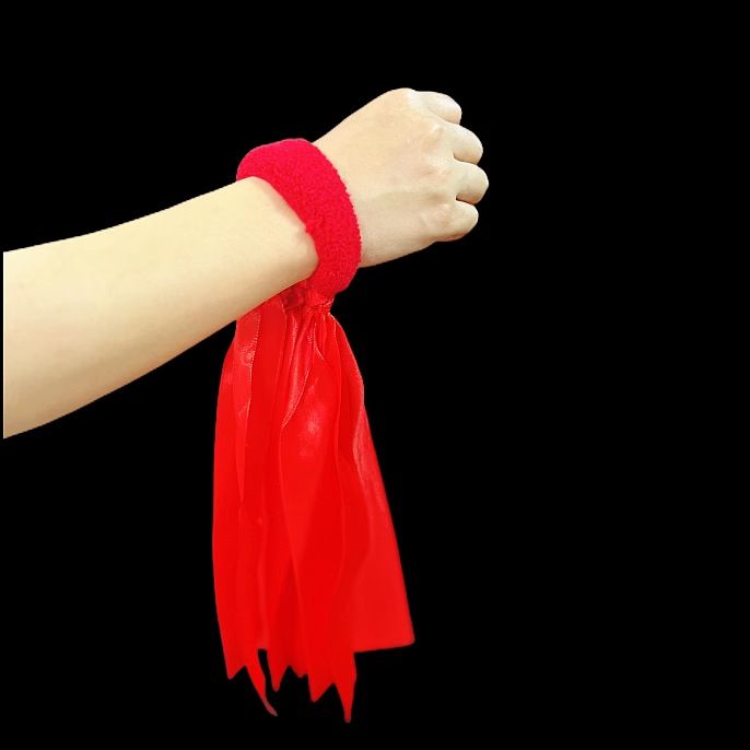 Exercices du matin Jeux d'instruments légers Admission Corde élastique Anneau Ruban pour enfants Cloche de poignet Accessoires de danse Performance_voghion.com