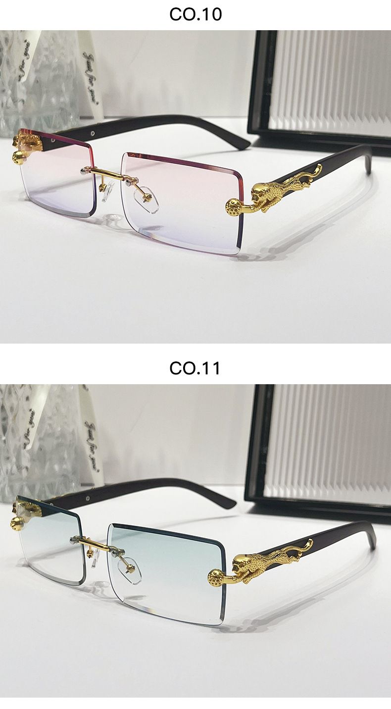 VOOTHOST Nuovi occhiali da sole colorati alla moda per uomo e donna, occhiali da sole rettangolari sfumati, occhiali da sole da esterno UV400, occhiali da sole F0290_voghion.com