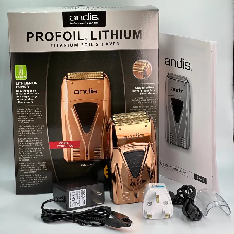 Original Andis Profoil Lithium Plus 17200 Friseur Haar Reinigung Elektrische Rasierer Für Männer Bart Stoppeln Rasiermesser Glatze Rasieren_voghion.com
