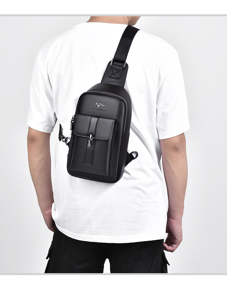 Bolso de pecho para hombre, bandolera, informal, de negocios, de moda, para colgar, mochila pequeña, novedad de 2023_voghion.com