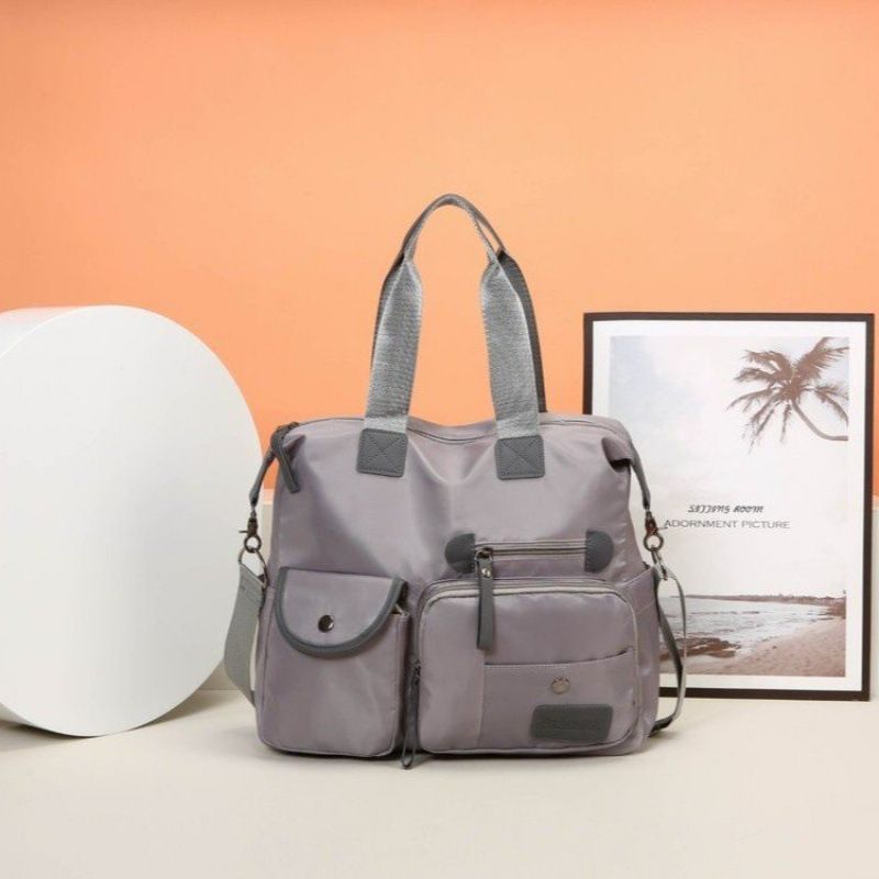 Borsa da viaggio a tracolla grande in nylon per mamma da donna, nuova moda 2024_voghion.com