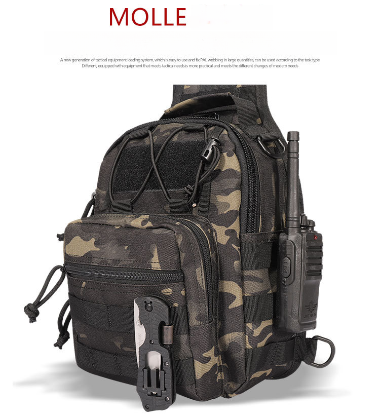 New Oxford cloth 600D encrypted enlarged camouflage chest bag shoulder bag outdoor bag crossbody bag tactical small chest bag_voghion.com