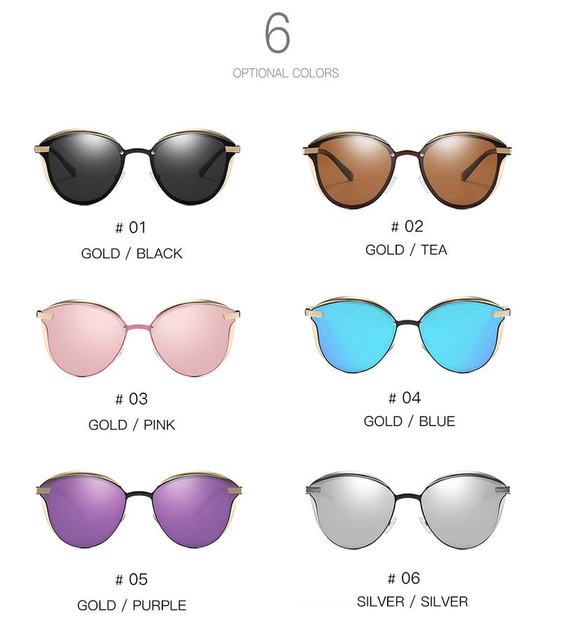 Occhiali da sole colorati alla moda, polarizzati in metallo, da uomo_voghion.com