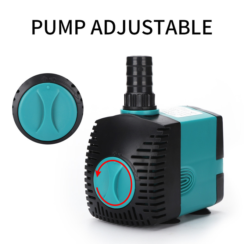 Ultra-Quiet 3W 6W 10W 25W 35W 60W Submersible Water Fountain Pump Filter Fish Pond Aquarium Water Pump Tank Fountain 110V-240V_voghion.com
