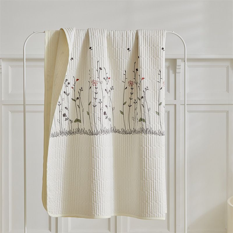 Washed Cotton Quilt Cover Set - Digital Print, 229x229cm (King Size), Thickened & Durable (Fits Most Beds)_voghion.com