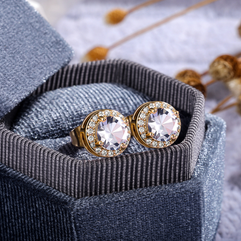 Cao Shi fashion ol personalized Earrings creative zircon women's versatile earrings and Earrings_voghion.com