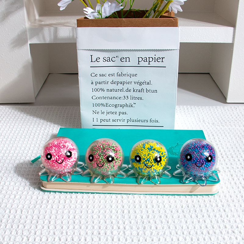 Foam Squishies Stress-relieving Toy Flour Octopus Stress-relieving Tpr Octopus Release Ball Fun Toy Cute_voghion.com