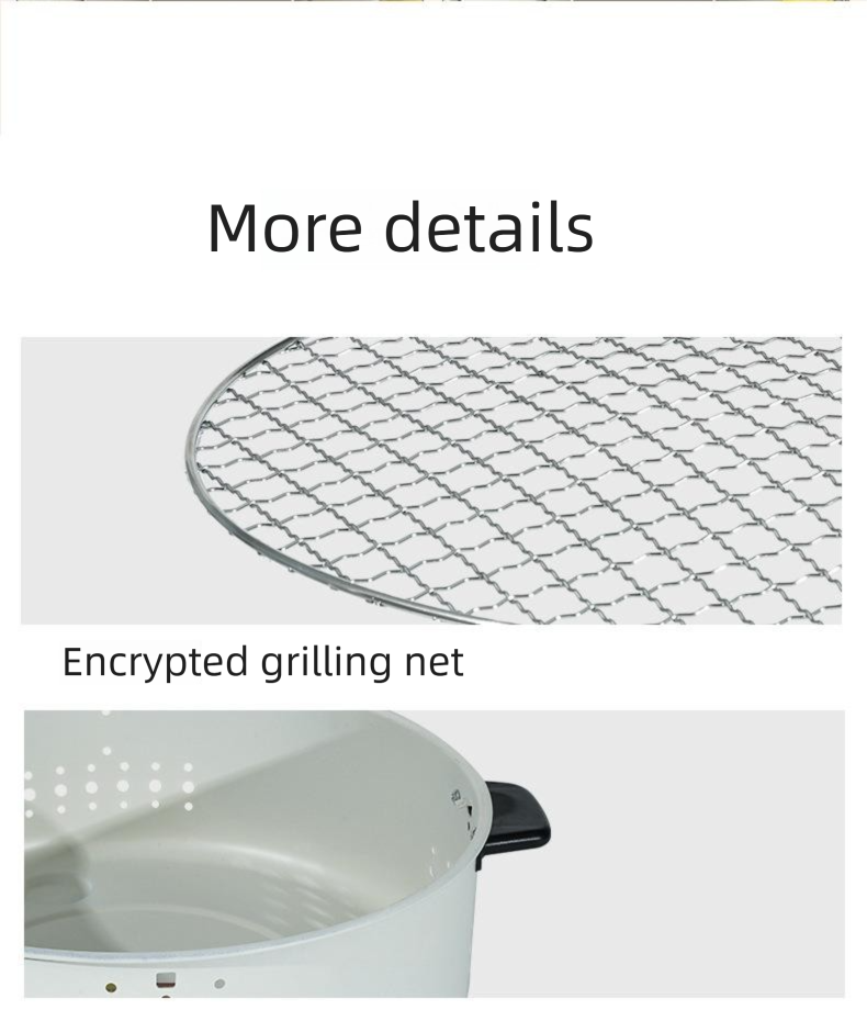 Stufa per barbecue multifunzionale - Riscaldatore portatile a carbone per preparare il tè e grigliare_voghion.com