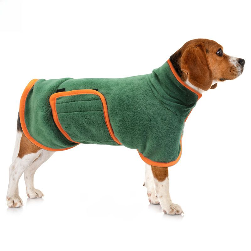New Dog Bath Towel Pet Absorbent Bathrobe Large and Small Dog Cleaning Body Wrap Dry Cat Bath Towel_voghion.com