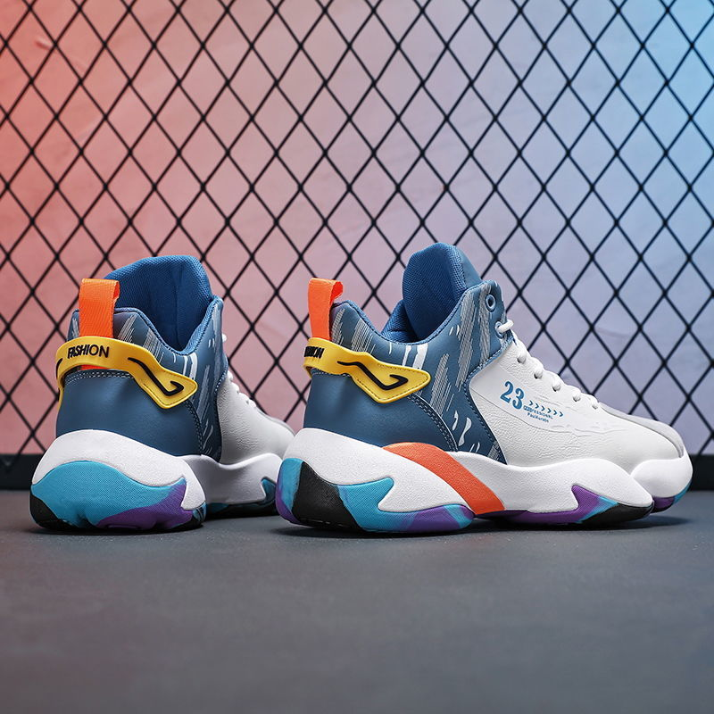 High-top For Men, All-Season New Basketball Trendy Student Running Casual Shoes, Men's Sports Shoes_voghion.com