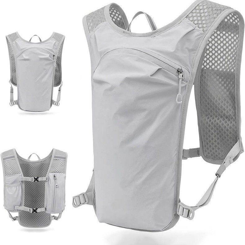 En stock Gilet de sport respirant pour randonnée, cyclisme, course à pied, trail, marathon, sac à dos d'hydratation_voghion.com