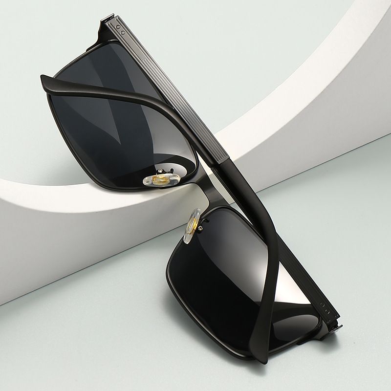 Nouveautés Lunettes de soleil photochromiques pour hommes KLASSNUM Verres polarisés Monture carrée classique Lunettes caméléon Pêche Équitation Conduite_voghion.com