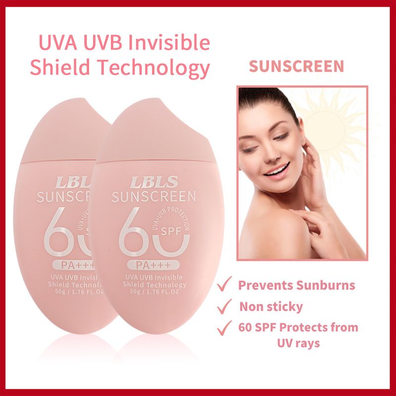 (rosa) LBLS SUNSCREEN Multi Effect Repair Isolation BB Cream Correttore idratante e sebo-controllante ()_voghion.com