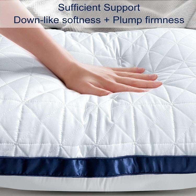 Poduszka Cloud Natural Soft & Breathable, Ultra miękka i puszysta, Premium Soft Down Alternative Fill Pillow, biała luksusowa poduszka do spania_voghion.com