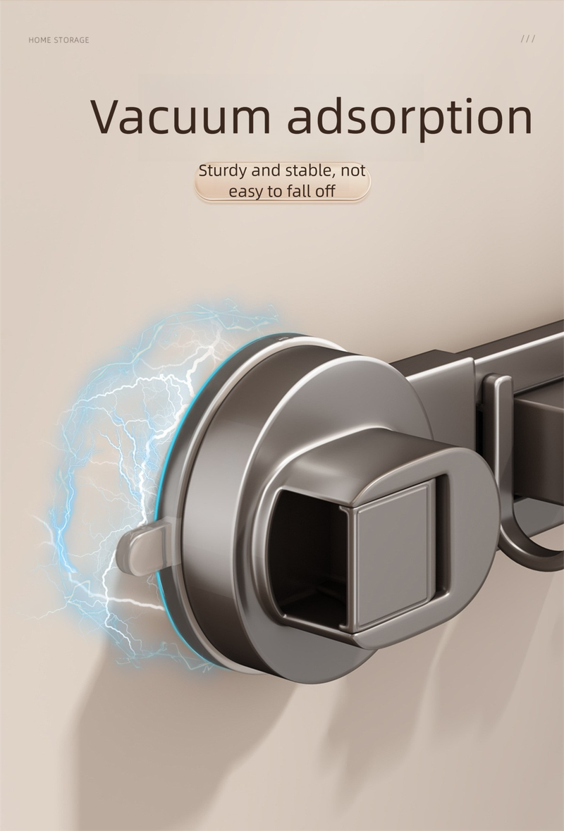 Saugnapf-Wischmopphalterung, bohrfreie Wandbefestigung, WC-Tür-Rückwand-Badezimmeraufbewahrungsaccessoire_voghion.com