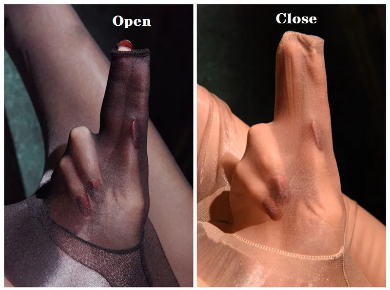 Women & Socks Hosiery Sexy Men Sissy Stocking Sheath Open Crotch 5 Toe Apart Tights Transparent Breathabl &_voghion.com